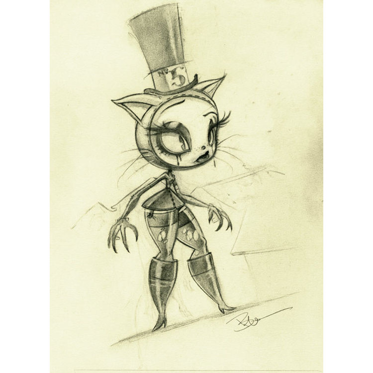 Miss Kitty Sketch by Brandt Peters