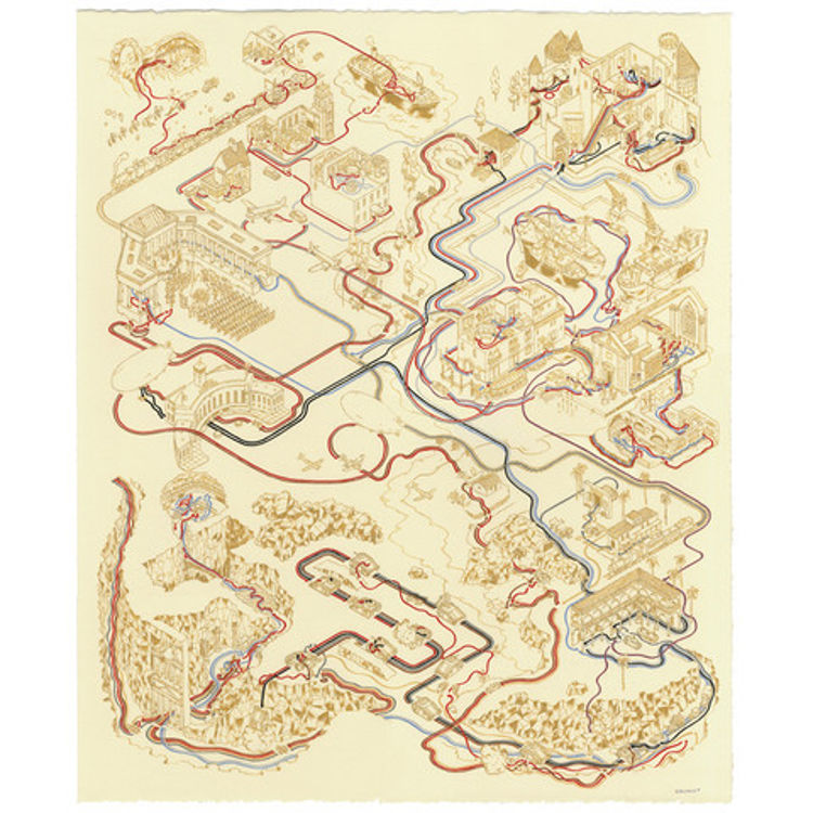 Paths Of Crusade - Print by Andrew DeGraff