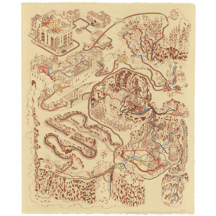 Paths Of Doom - Print by Andrew DeGraff