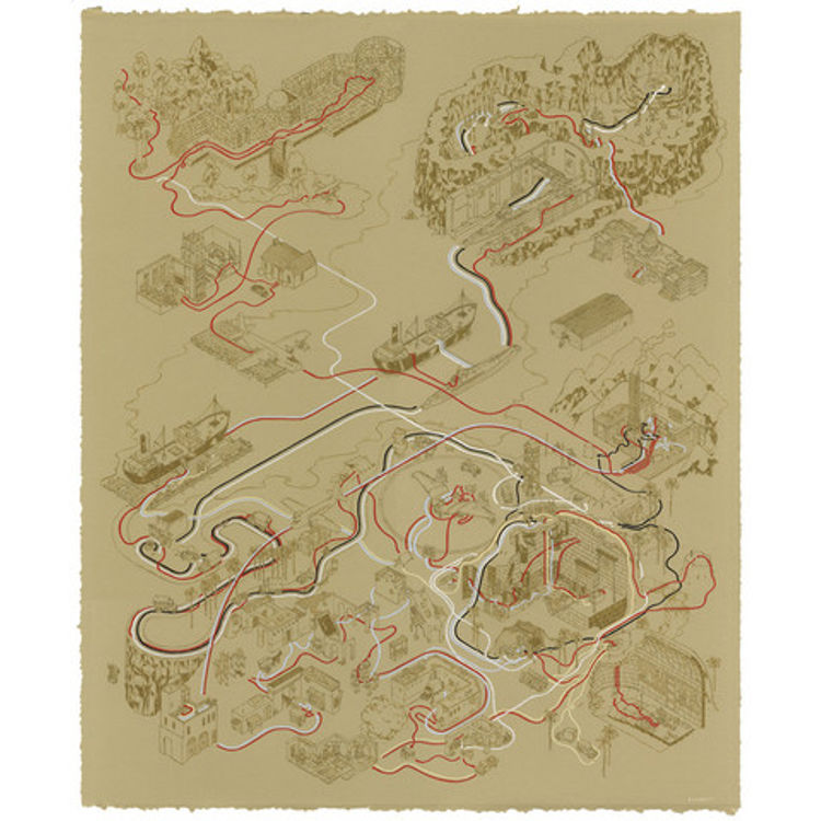 Paths Of Raiders - Print by Andrew DeGraff