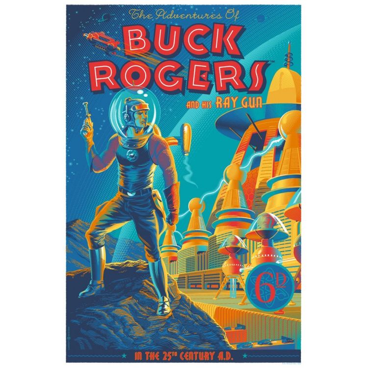 Buck Rogers and his Ray Gun by Laurent Durieux