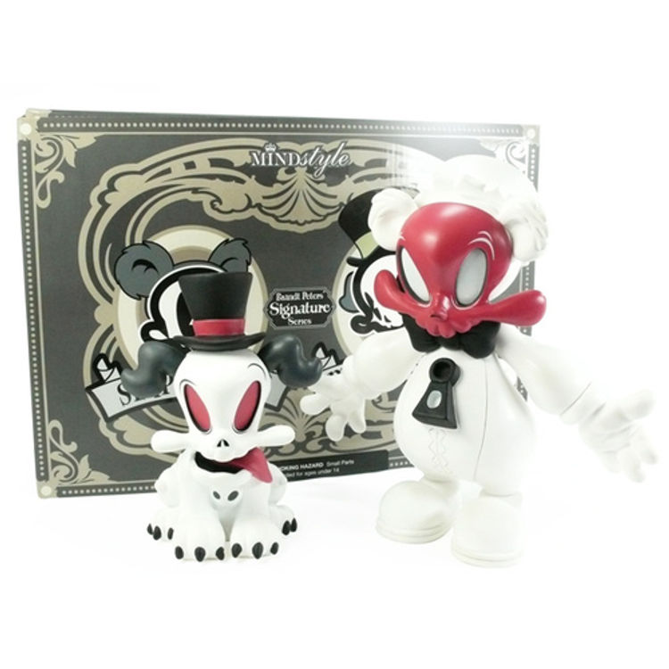 Slap Happy & Mr. Muggles - White/Red by Brandt Peters