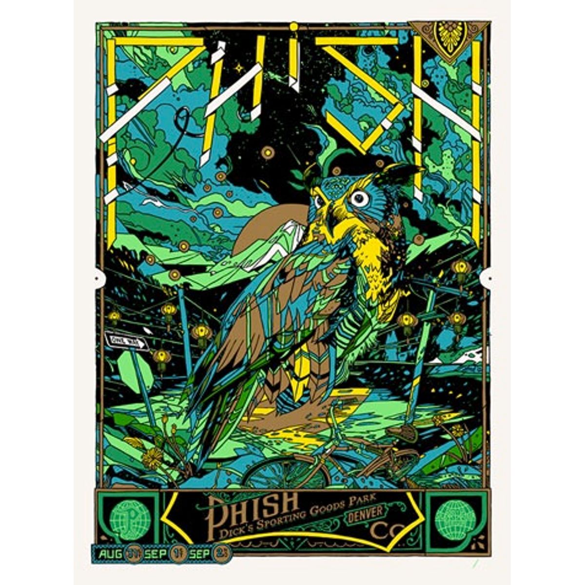 Phish - Denver, CO 2012 (Green)