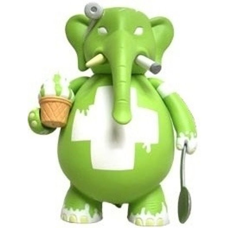 Dr. Bomb - Lime Sherbert (Smoking) by Frank Kozik