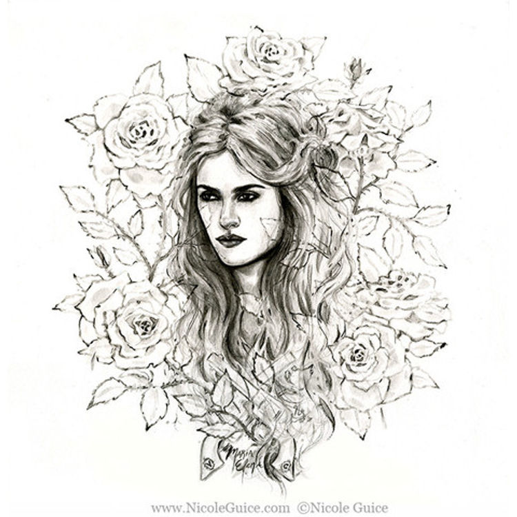 A Thorn and a Rose. Maria Elena. Vicky Cristina Barcelona. by Nicole Guice