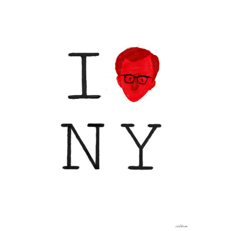 I Woody Allen New York by Rezatron