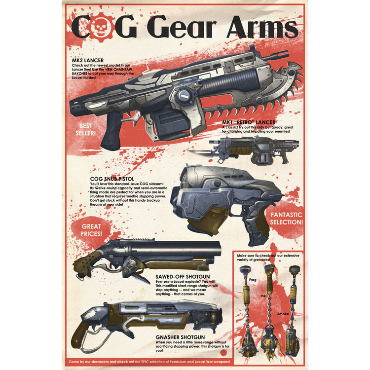 COG Gear Arms by Timothy Anderson