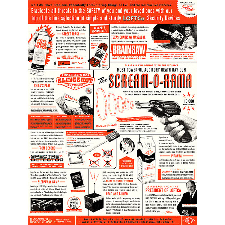 Scream-O-Rama by Cast Iron Design
