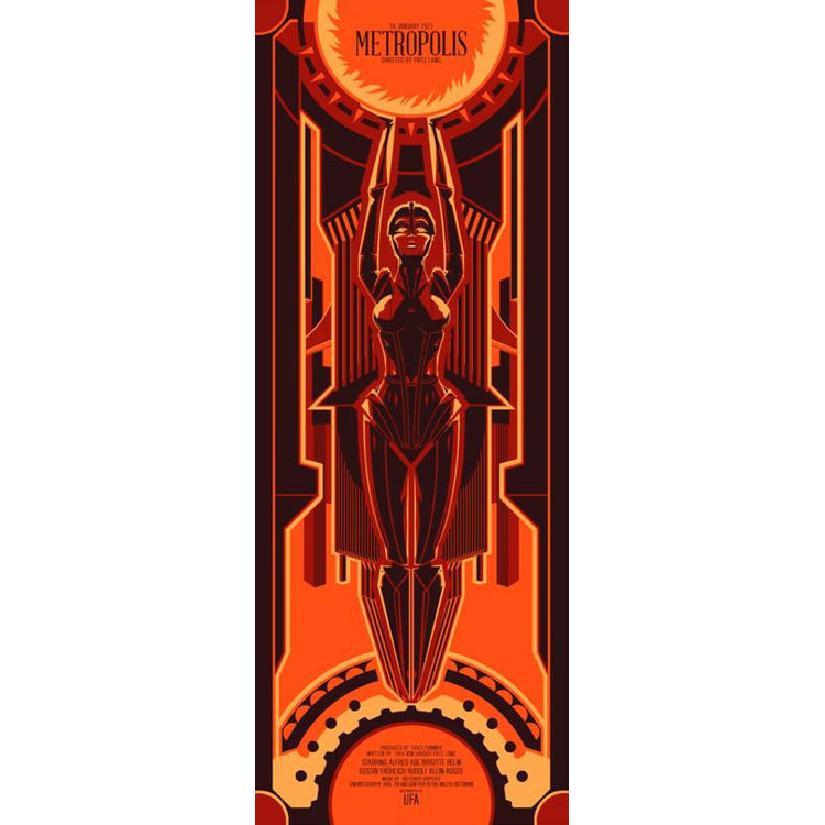 Metropolis - Red by Ron Guyatt