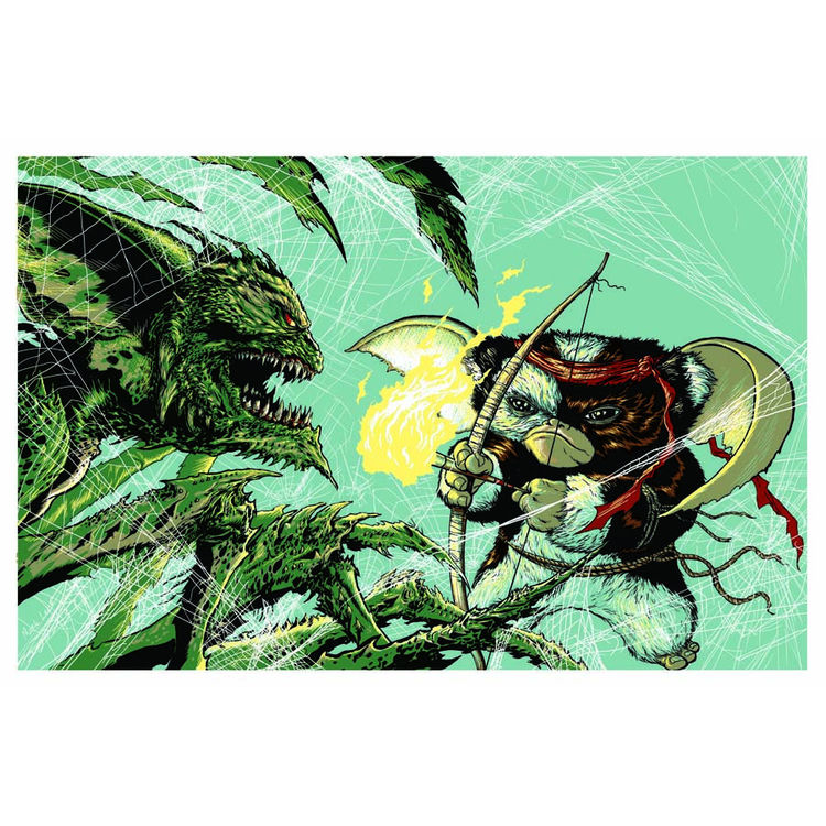 Gizmo VS The Spider Gremlin by Mark Lone