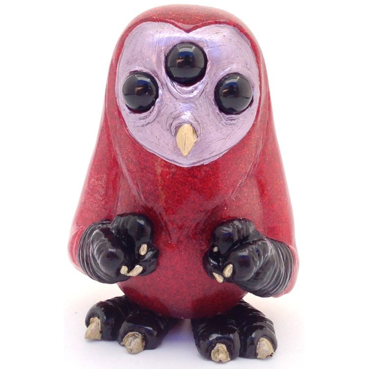 Mini Scowl - Red Glitter by Motorbot (Kevin Olson)