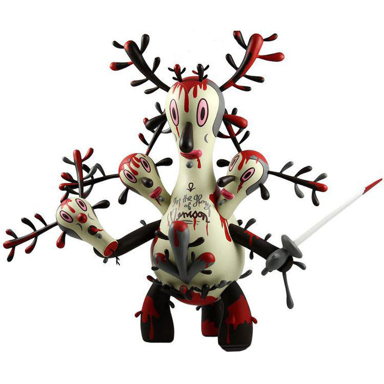 Buckingham Warrior - Bloody by Gary Baseman