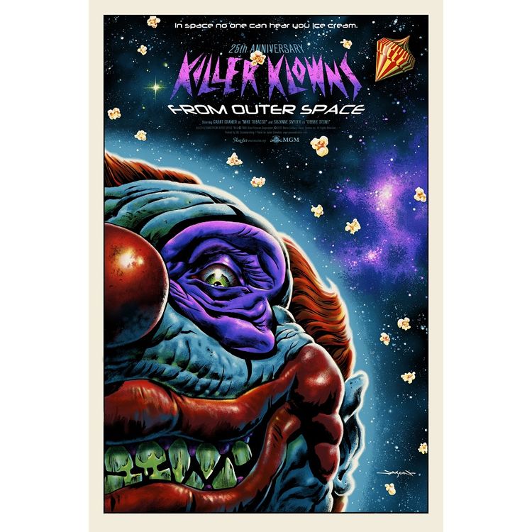 Killer Klowns From Outer Space 25th Anniversary by Jason Edmiston