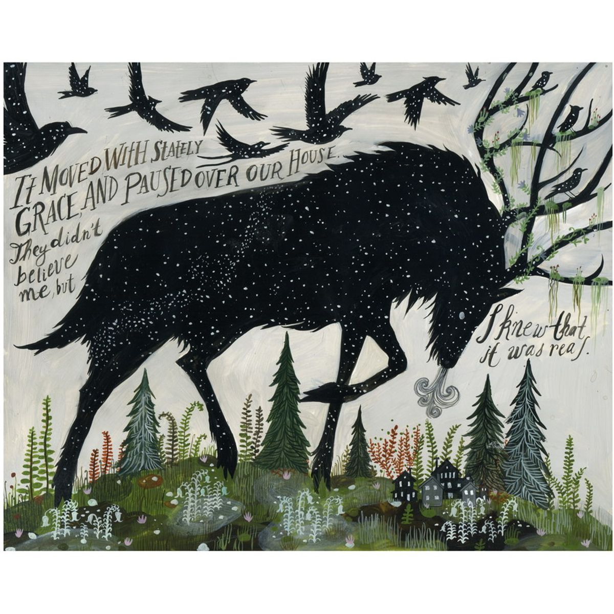 It moved with stately grace