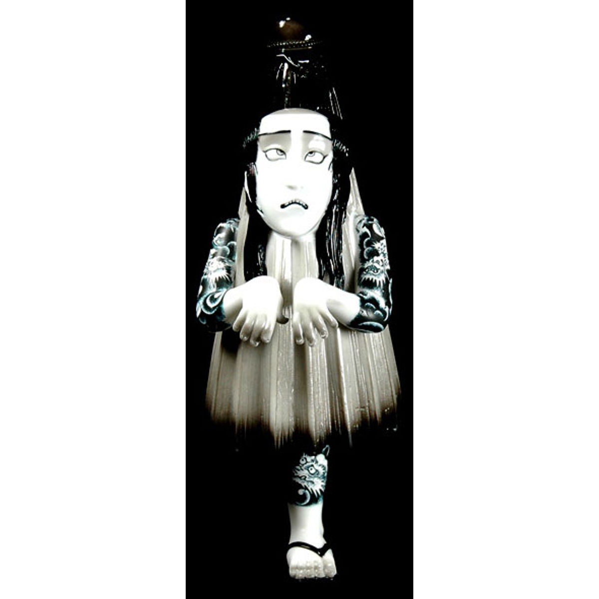 Karakasa Tattoo Man - Black and White