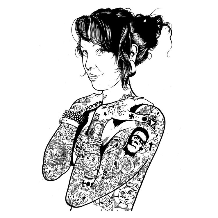 Inky Smile by Tim McDonagh