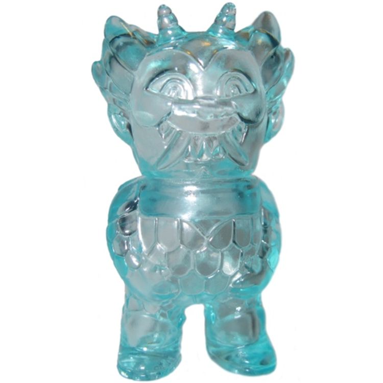 Micro Ojo Rojo - Clear Teal by Martin Ontiveros