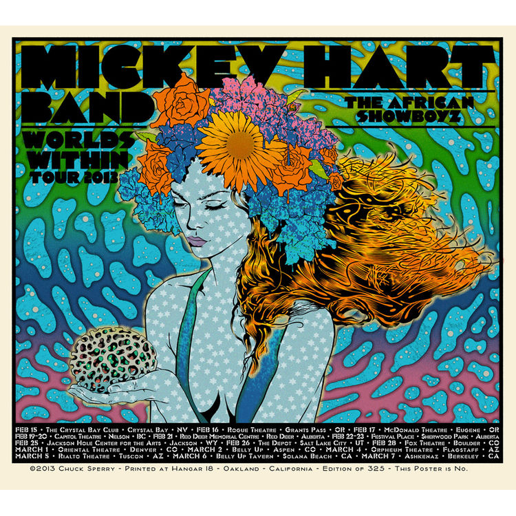 Mickey Hart Band – 2013 Tour by Chuck Sperry