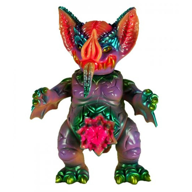 Mockbat Purple People Eater with Hellmock - 93 by Paul Kaiju