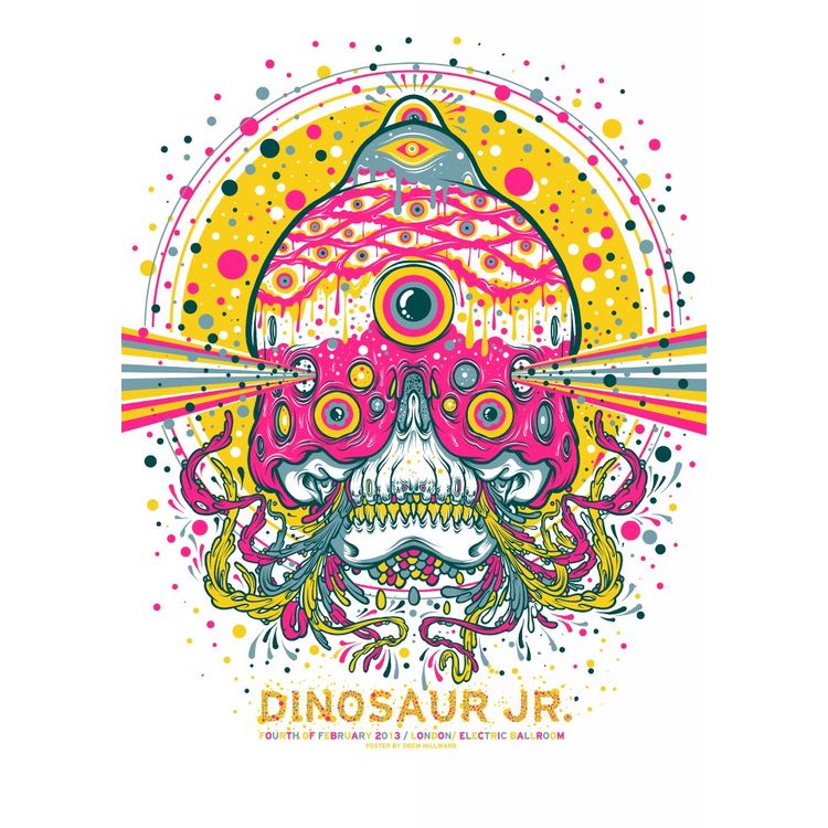 Dinosaur Jr. – London 2013 by Drew Millward