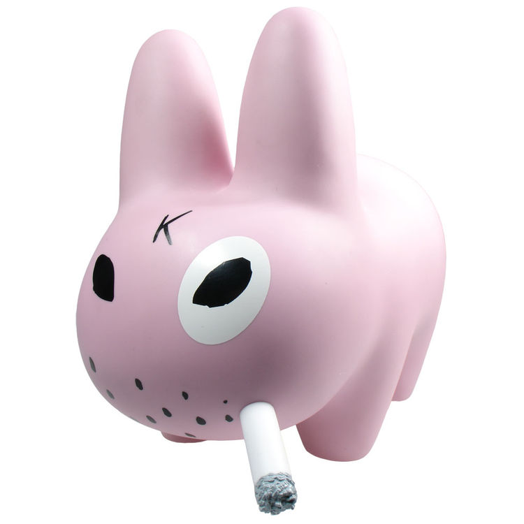 10-inch Smorkin Labbit Pink by Frank Kozik
