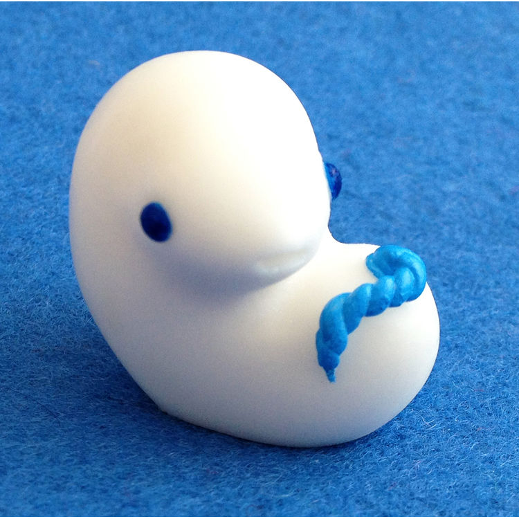 Monster Embryo in Winter White by Taylored Curiosities