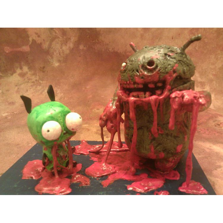 Undead Android and Gir by Deth Becomes You