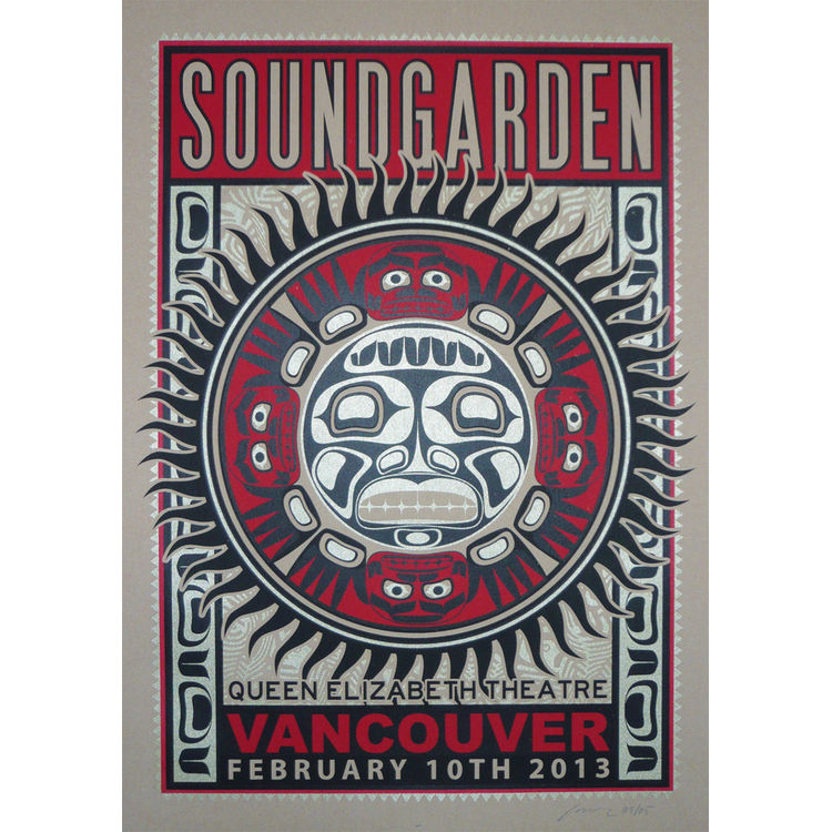 Soundgarden - Vancouver, BC, 2013 (Brown Card edition) by Adam Pobiak