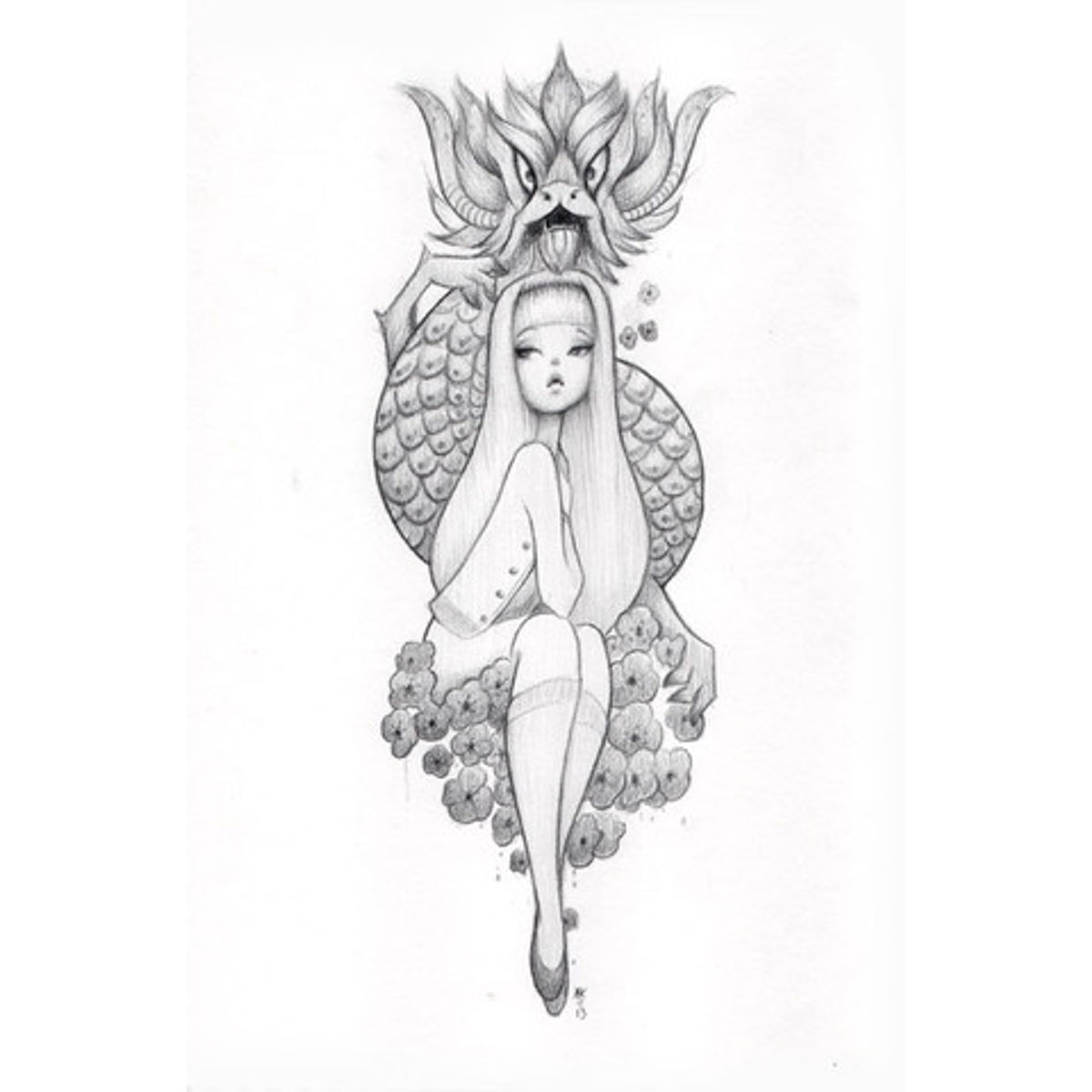 Fire Dragon (pencil)