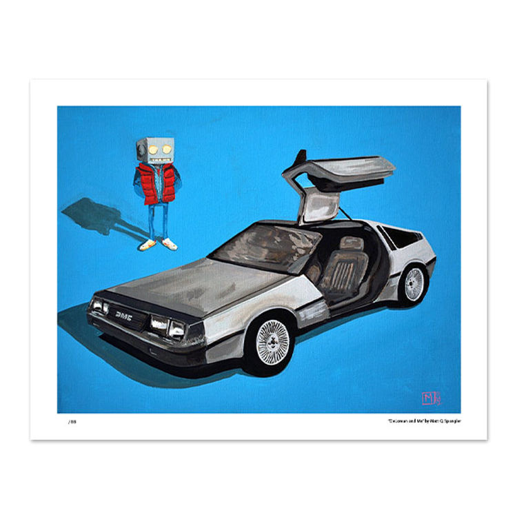 A DeLorean and Me by Matt Q. Spangler