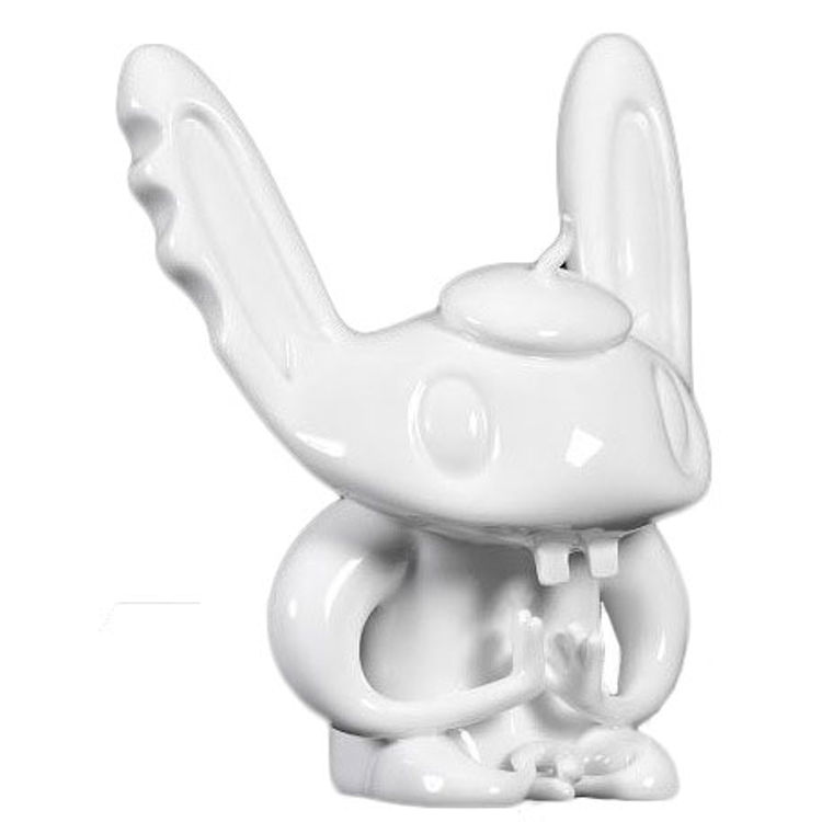 Porcelain Bunniguru - White by Nathan Jurevicius