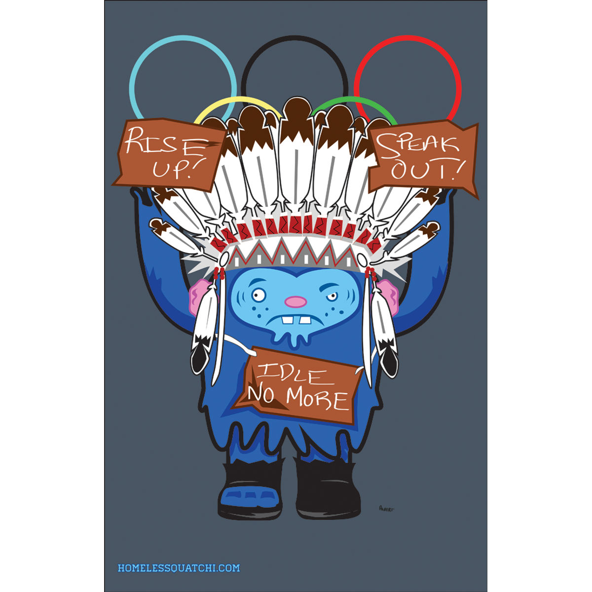 Homeless Quatchi 'Idle No More'
