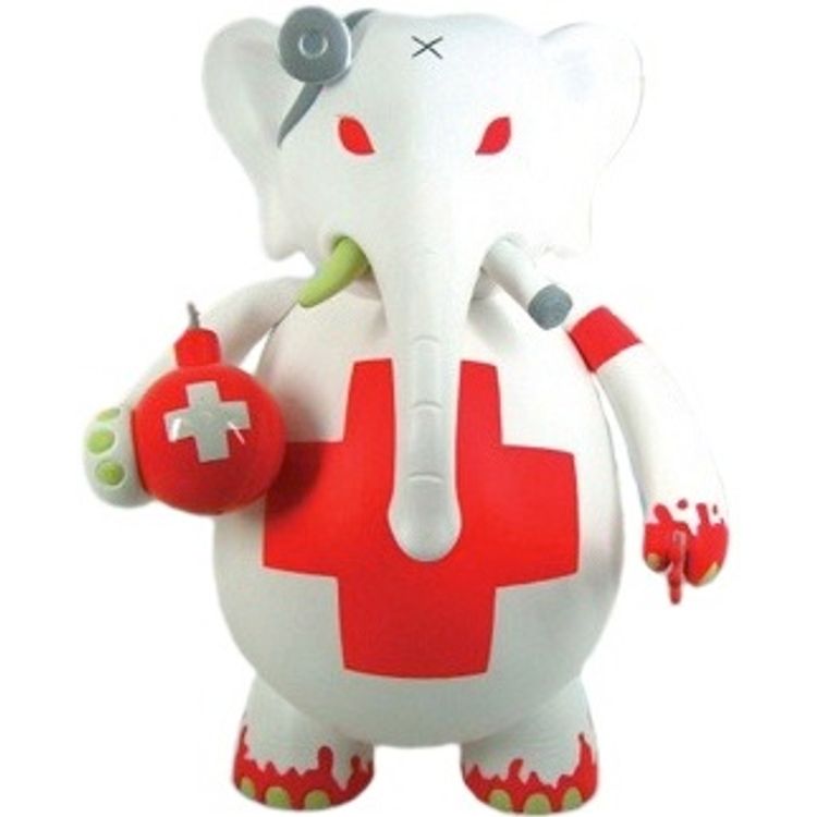 Dr.Bomb Arctic Rescue (Red) by Frank Kozik