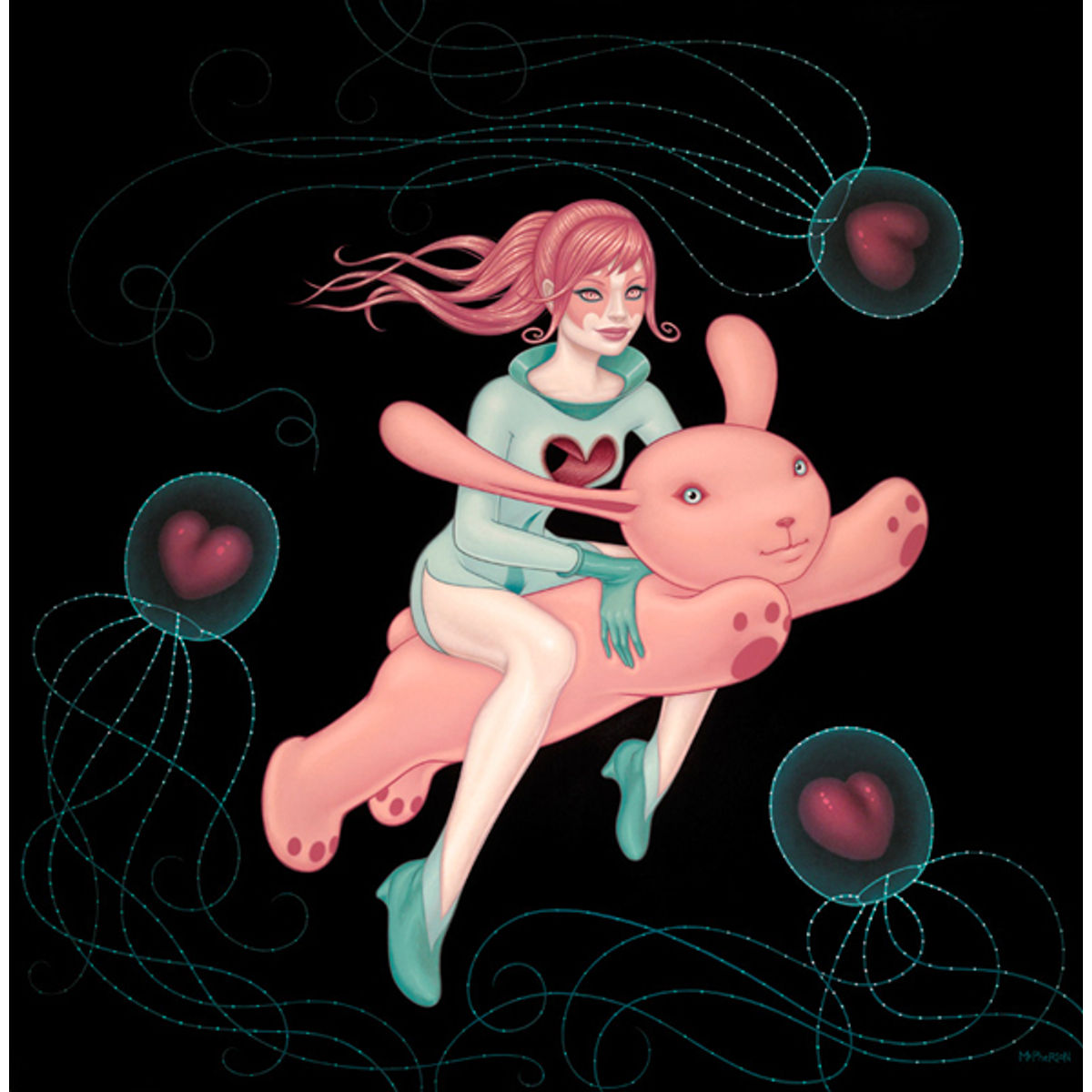 The Love Space Gives is as Deep as the Oceans - (Giclée)