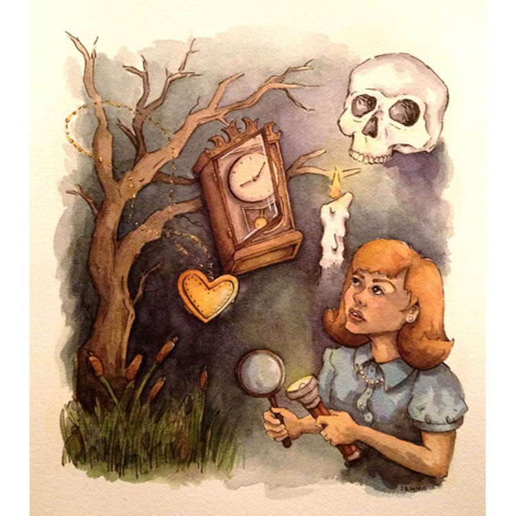 The Mysterious Clue Of The Secret Haunted Place by Jenna Puente