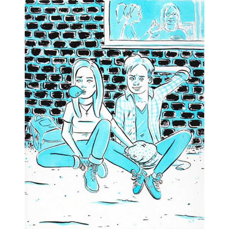 Teenage Handshake by Larissa Thomas