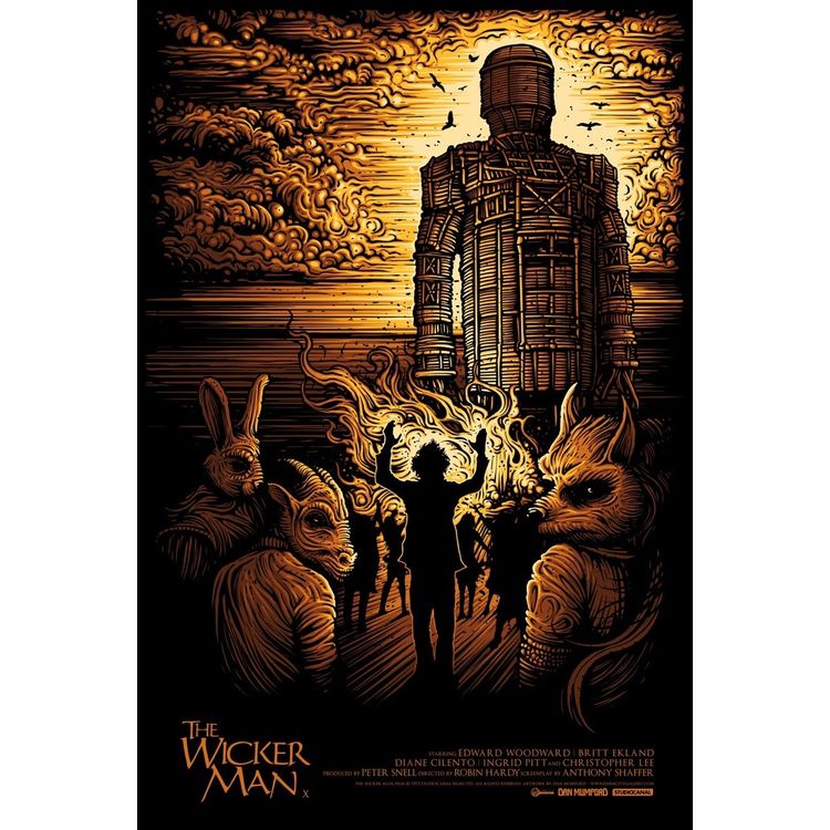 The Wicker Man by Dan Mumford