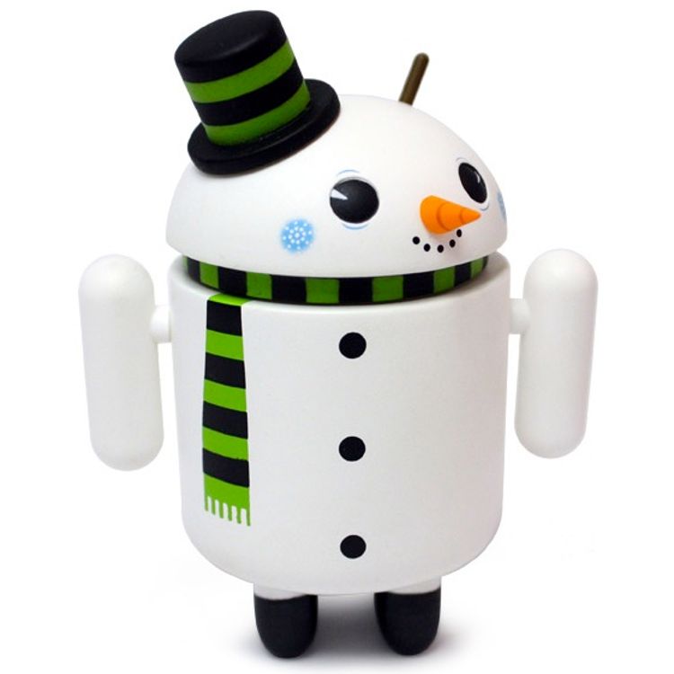 Flakes Android Snowman by Gary Ham