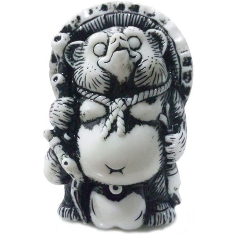 Mini Tanuki - Black Rub by Real X Head (Mori Katsura)