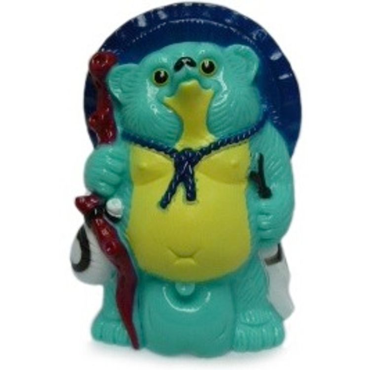 Mini Tanuki - Light Green by Real X Head (Mori Katsura)