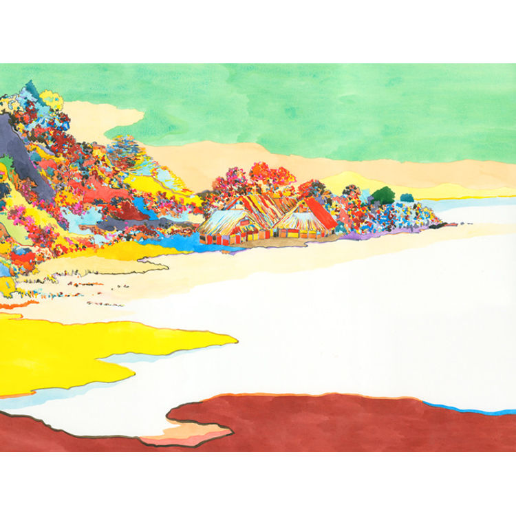Untitled (after Hokusai 2) by Ute Litzkow