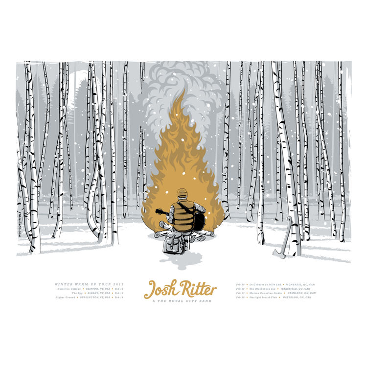 Josh Ritter – Winter Warm Up Tour 2013 by Charles Crisler