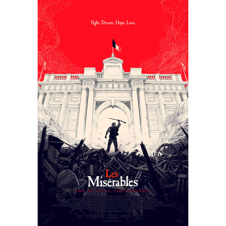 Les Misérables by Olly Moss