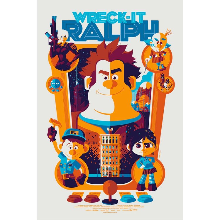 Wreck-It Ralph - Variant by Tom Whalen