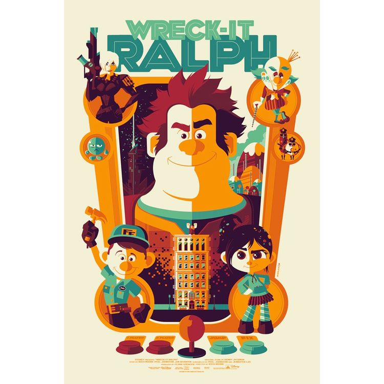 Wreck-It Ralph by Tom Whalen