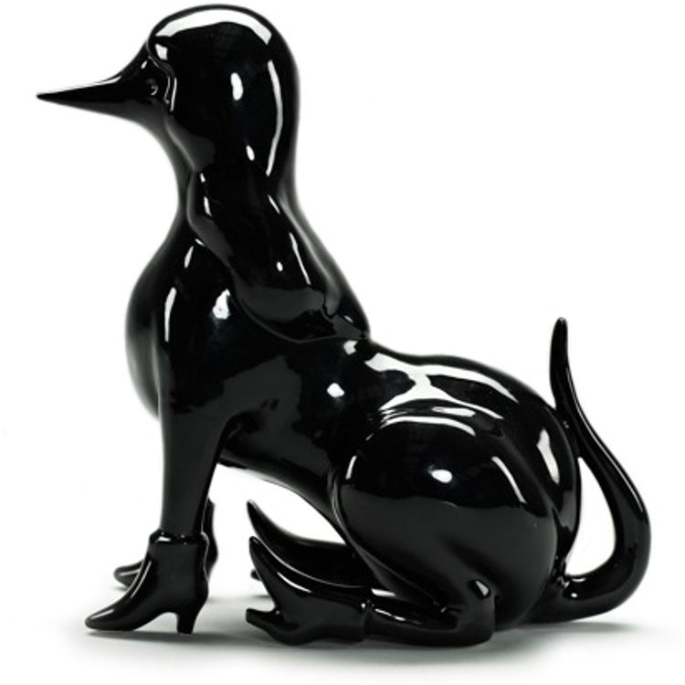 Lay Down ... Lay It All Down - Black by Parra
