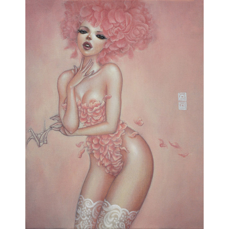 Origami - Pink by Mimi Yoon