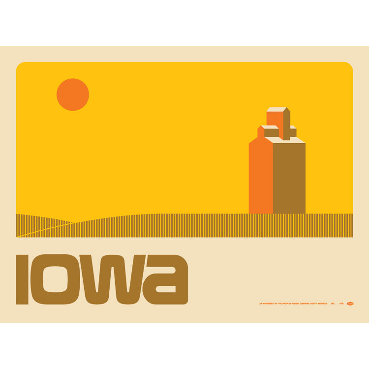 Iowa by Aaron Draplin