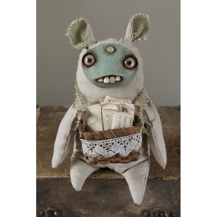 Meriwether (beige w/letter basket) by Amanda Louise Spayd