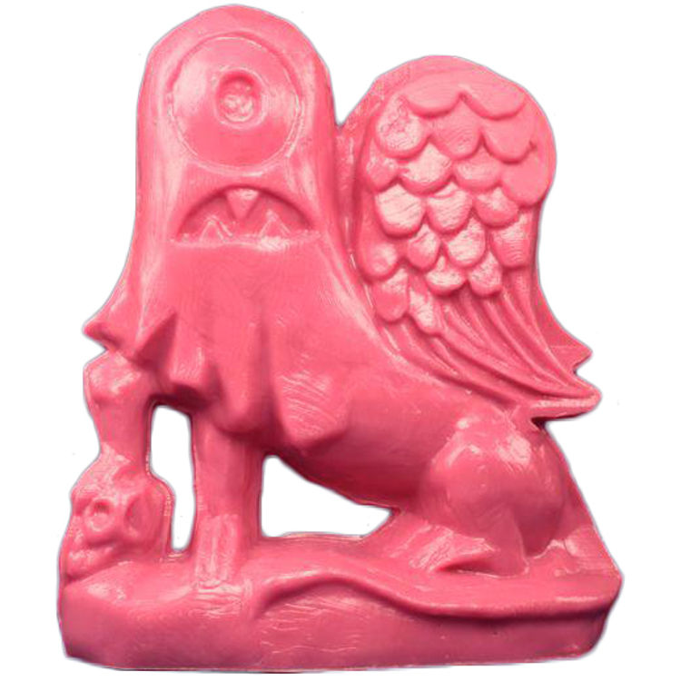Helper Dragon - Pink by Tim Biskup